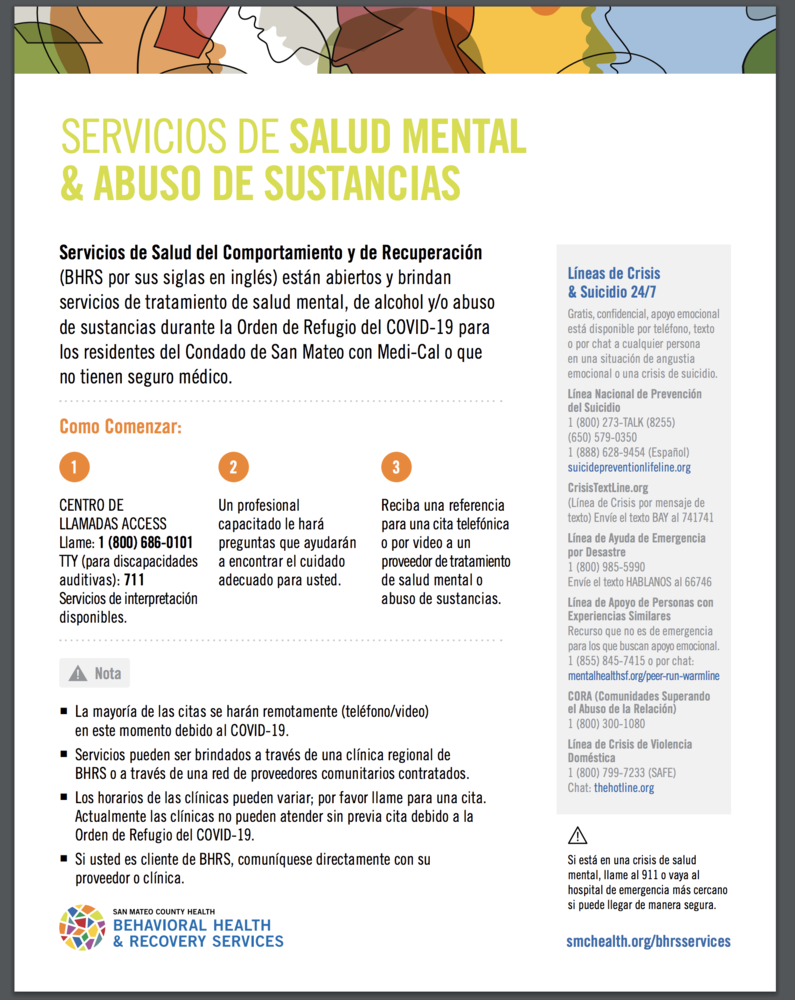 Servicios de Salud Mental & Abuso de Sustancias