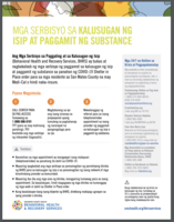Mga Serbisyo Sa Kalunsugan Ng Isip at Paggamit Ng Substance