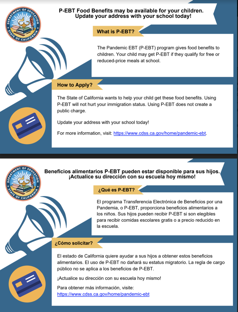 Pandemic-EBT (P-EBT) School Eligibility