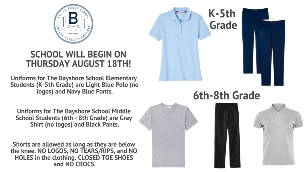 The Bayshore School Uniform